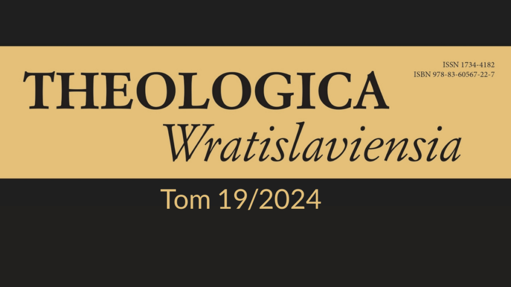 Theologica Wratislawiensia tom 19 - fragment okładki