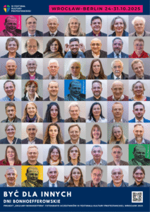 Projekt Okulary Bonhoeffera. Collage postaci w okularach