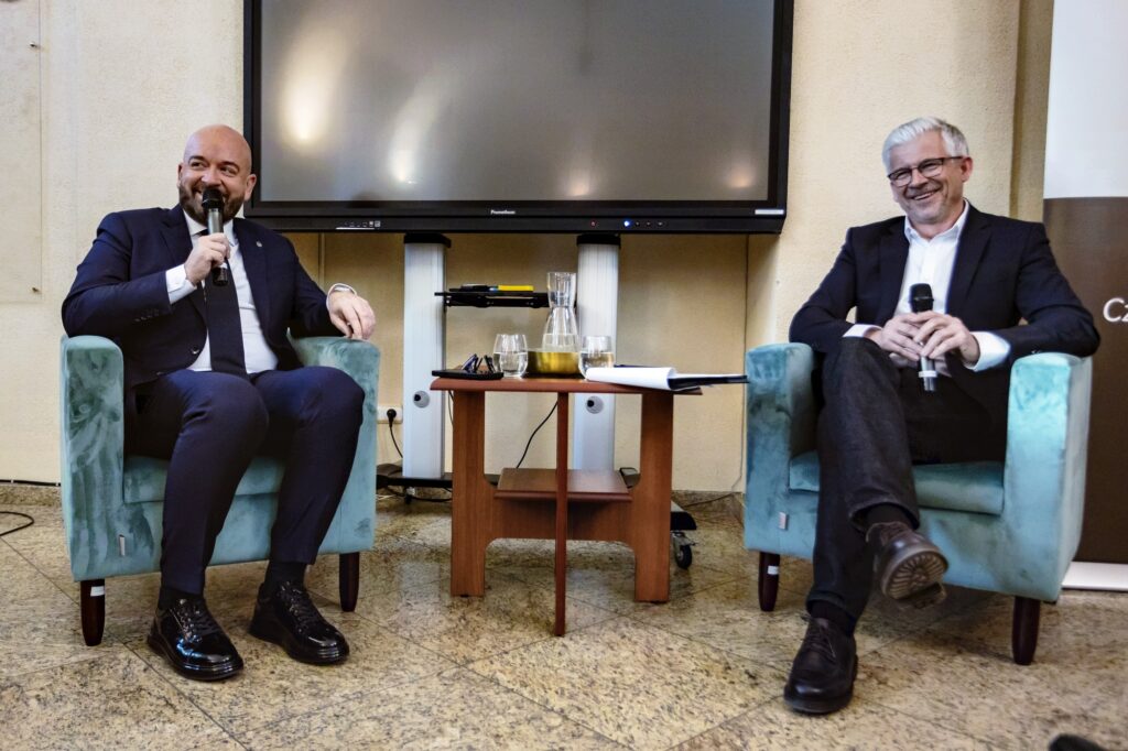 Spotkanie z prezydentem Wrocławia Jackiem Sutrykiem