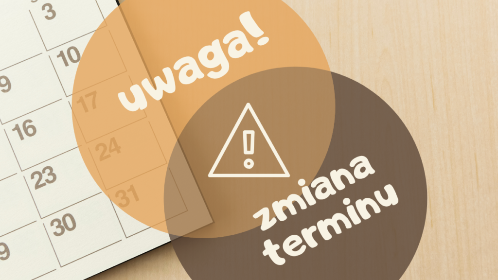 zmiana terminu
